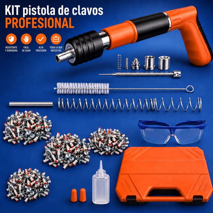 Pistola de Clavos Portátil + 50 clavos totalmente gratis