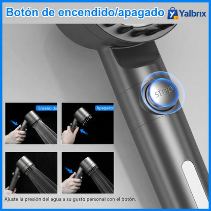 AquaPure™ – Cabezal de Ducha de Alta Presión con Filtro Purificante