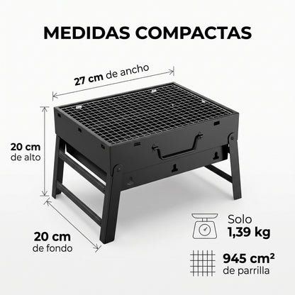 GrillGo™ – Barbacoa Portátil Plegable