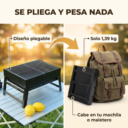 GrillGo™ – Barbacoa Portátil Plegable