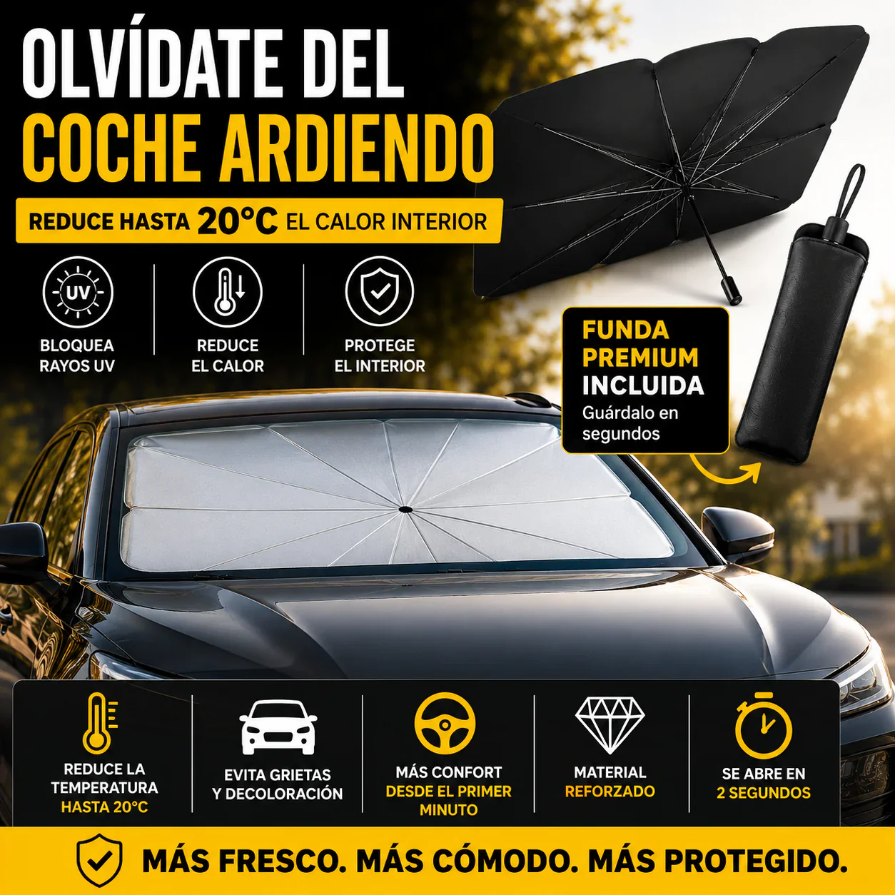 CoolShade™ – Parasol para Coche