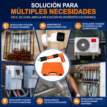 Pistola de Clavos Portátil + 50 clavos totalmente gratis